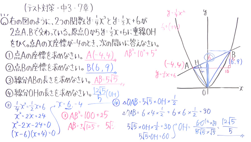 中3数学・テスト対策-40