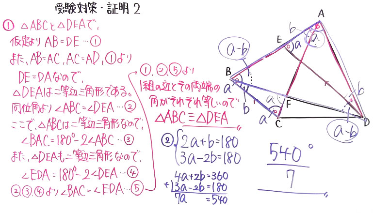 受験対策 数学　証明学-2